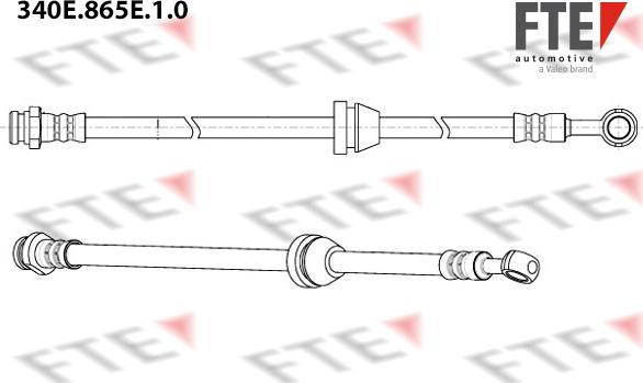 FTE 9240938 - Bremžu šļūtene ps1.lv