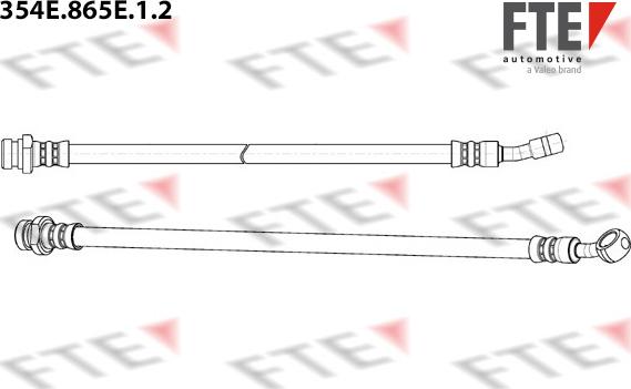 FTE 354E.865E.1.2 - Bremžu šļūtene ps1.lv