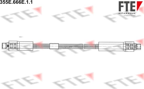 FTE 355E.666E.1.1 - Bremžu šļūtene ps1.lv