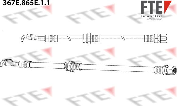 FTE 367E.865E.1.1 - Bremžu šļūtene ps1.lv