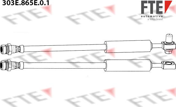 FTE 303E.865E.0.1 - Bremžu šļūtene ps1.lv