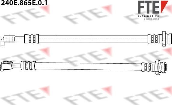 FTE 9240402 - Bremžu šļūtene ps1.lv