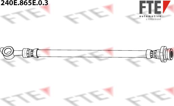 FTE 240E.865E.0.3 - Bremžu šļūtene ps1.lv