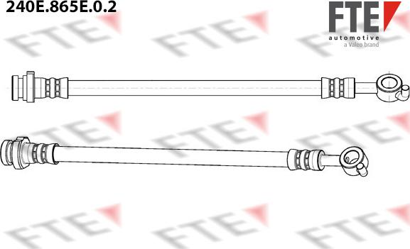 FTE 240E.865E.0.2 - Bremžu šļūtene ps1.lv