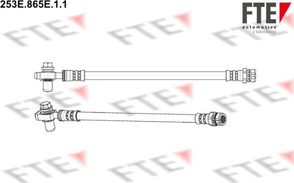 FTE 253E.865E.1.1 - Bremžu šļūtene ps1.lv