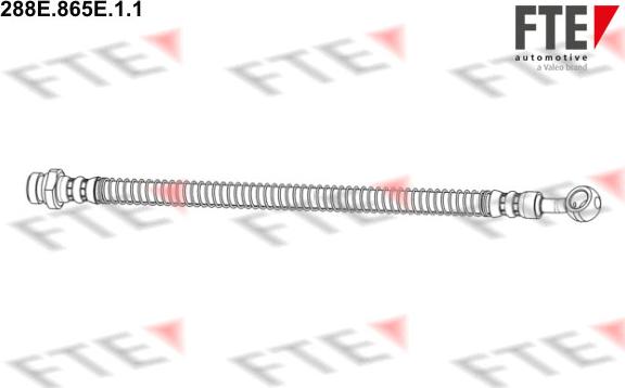 FTE 288E.865E.1.1 - Bremžu šļūtene ps1.lv