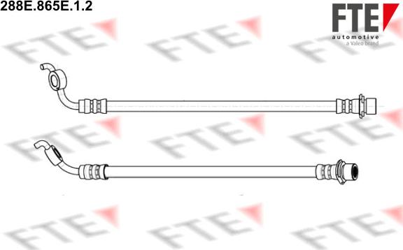 FTE 288E.865E.1.2 - Bremžu šļūtene ps1.lv