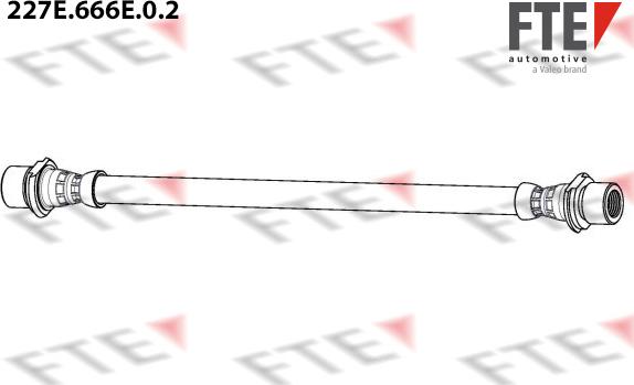 FTE 227E.666E.0.2 - Bremžu šļūtene ps1.lv