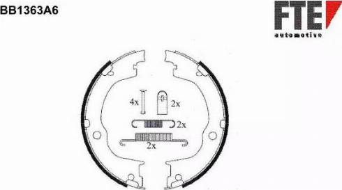 FTE BB1363A6 - Bremžu loku kompl., Stāvbremze ps1.lv