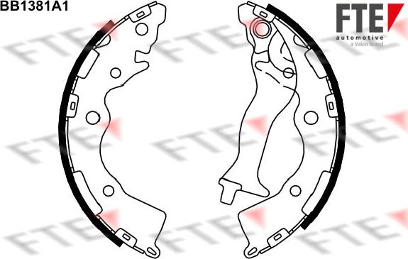 FTE BB1381A1 - Bremžu loku komplekts ps1.lv