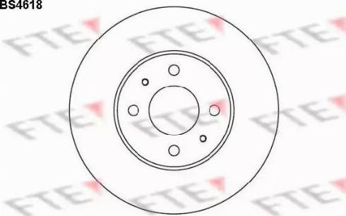FTE BS4618 - Bremžu diski ps1.lv
