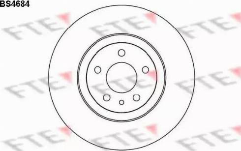 FTE BS4684 - Bremžu diski ps1.lv