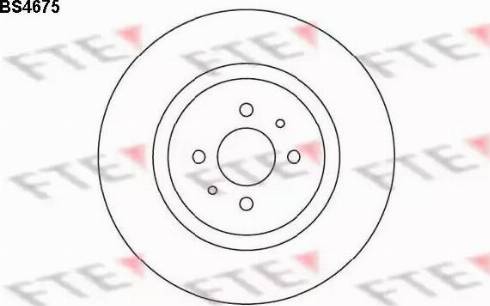 FTE BS4675 - Bremžu diski ps1.lv