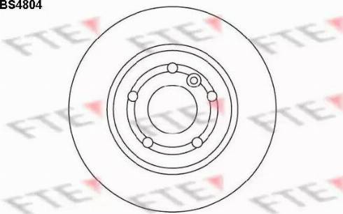 FTE BS4804 - Bremžu diski ps1.lv