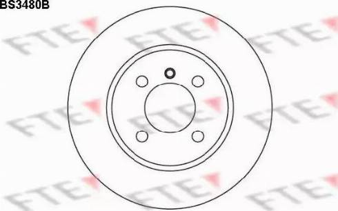 FTE BS3480B - Bremžu diski ps1.lv
