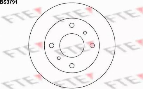 FTE BS3791 - Bremžu diski ps1.lv