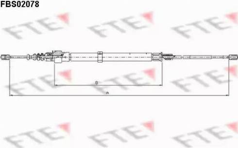 FTE FBS02078 - Trose, Stāvbremžu sistēma ps1.lv