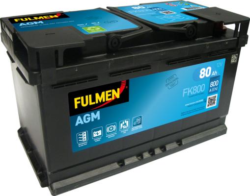 Fulmen FK800 - Startera akumulatoru baterija ps1.lv