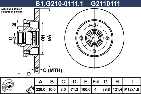 ATE 24.0110-0111.1 - Bremžu diski ps1.lv