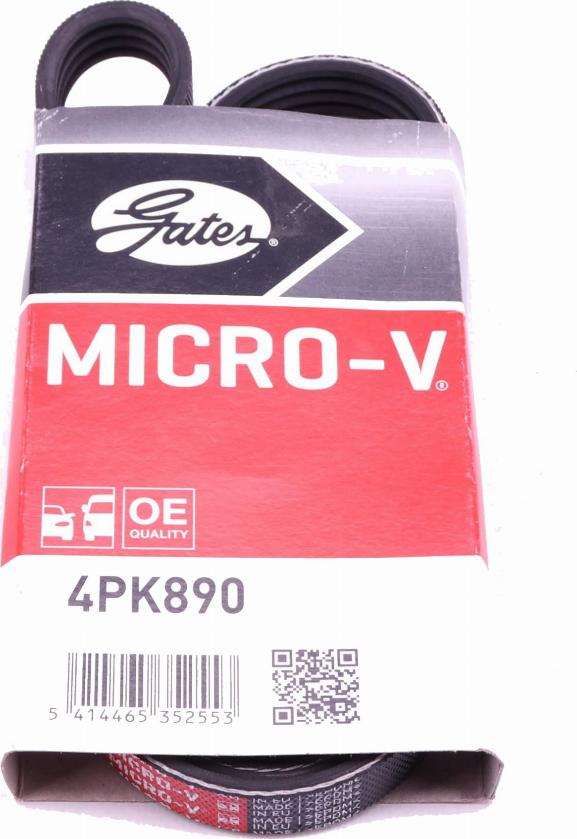 Gates 4PK890 - Ķīļrievu siksna ps1.lv