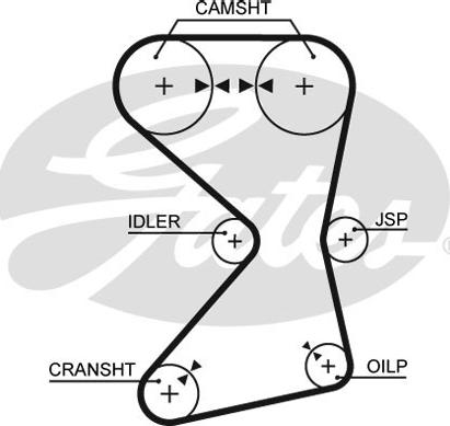 Gates 1258RM - Zobsiksna ps1.lv