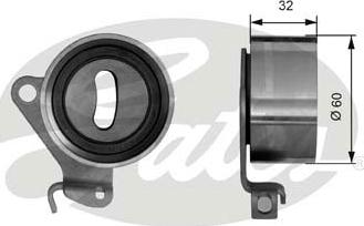 Gates T41048 - Spriegotājrullītis, Gāzu sadales mehānisma piedziņas siksna ps1.lv