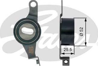 Gates T41145 - Spriegotājrullītis, Gāzu sadales mehānisma piedziņas siksna ps1.lv