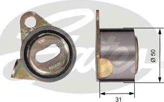 Gates T41159 - Spriegotājrullītis, Gāzu sadales mehānisma piedziņas siksna ps1.lv