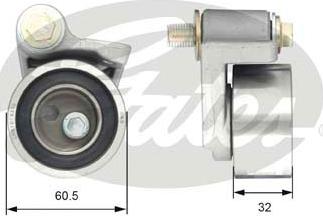 Gates T41306 - Spriegotājrullītis, Gāzu sadales mehānisma piedziņas siksna ps1.lv