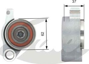 Gates T41302 - Spriegotājrullītis, Gāzu sadales mehānisma piedziņas siksna ps1.lv