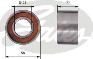 Gates T41290 - Spriegotājrullītis, Gāzu sadales mehānisma piedziņas siksna ps1.lv