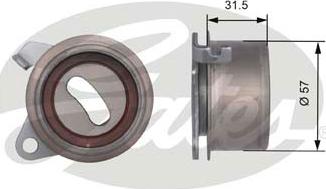 Gates T41244 - Spriegotājrullītis, Gāzu sadales mehānisma piedziņas siksna ps1.lv