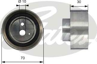 Gates T41254 - Spriegotājrullītis, Gāzu sadales mehānisma piedziņas siksna ps1.lv