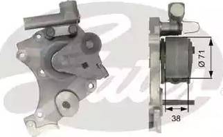 Gates T43160 - Spriegotājrullītis, Gāzu sadales mehānisma piedziņas siksna ps1.lv