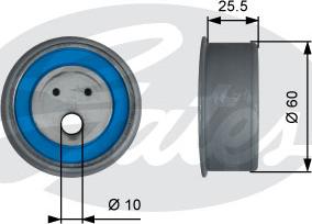 Gates T42230 - Spriegotājrullītis, Gāzu sadales mehānisma piedziņas siksna ps1.lv