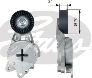 Gates T39268 - Siksnas spriegotājs, Ķīļsiksna ps1.lv