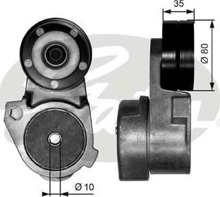 Gates T38563 - Siksnas spriegotājs, Ķīļsiksna ps1.lv