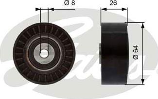 Gates T38094 - Parazīt / Vadrullītis, Ķīļrievu siksna ps1.lv