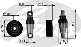 Gates T38243 - Parazīt / Vadrullītis, Ķīļrievu siksna ps1.lv