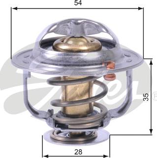 Gates TH43880G1 - Termostats, Dzesēšanas šķidrums ps1.lv