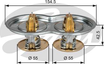 Gates TH51975/80G1 - Termostats, Dzesēšanas šķidrums ps1.lv
