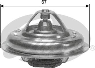 Gates TH09985G1 - Termostats, Dzesēšanas šķidrums ps1.lv