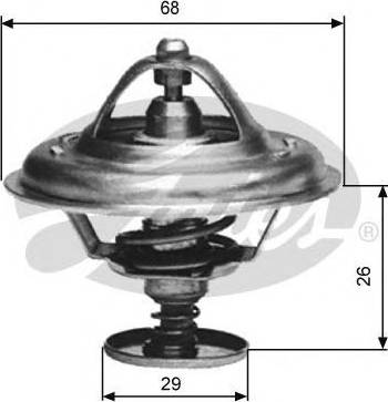 Gates TH11186 - Termostats, Dzesēšanas šķidrums ps1.lv