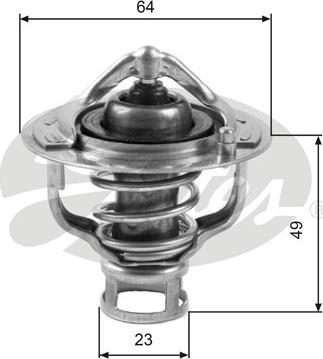 Gates TH04082 - Termostats, Dzesēšanas šķidrums ps1.lv