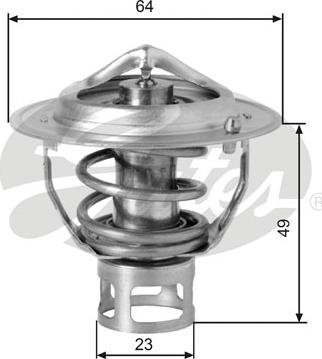 Gates TH04077 - Termostats, Dzesēšanas šķidrums ps1.lv