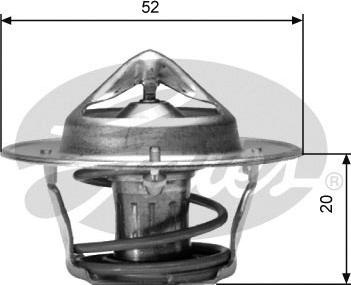 Gates TH04191G1 - Termostats, Dzesēšanas šķidrums ps1.lv