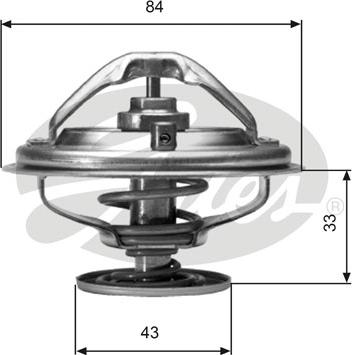 Gates TH06582G1 - Termostats, Dzesēšanas šķidrums ps1.lv