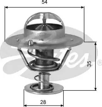 Gates TH00791G1 - Termostats, Dzesēšanas šķidrums ps1.lv