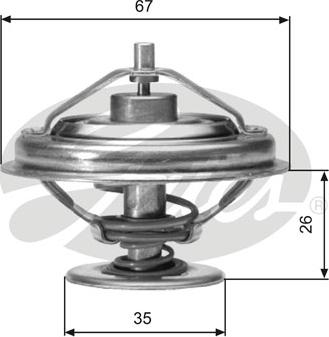 Gates TH01880G1 - Termostats, Dzesēšanas šķidrums ps1.lv