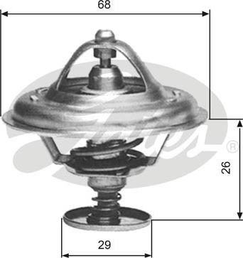 Gates TH08983G1 - Termostats, Dzesēšanas šķidrums ps1.lv